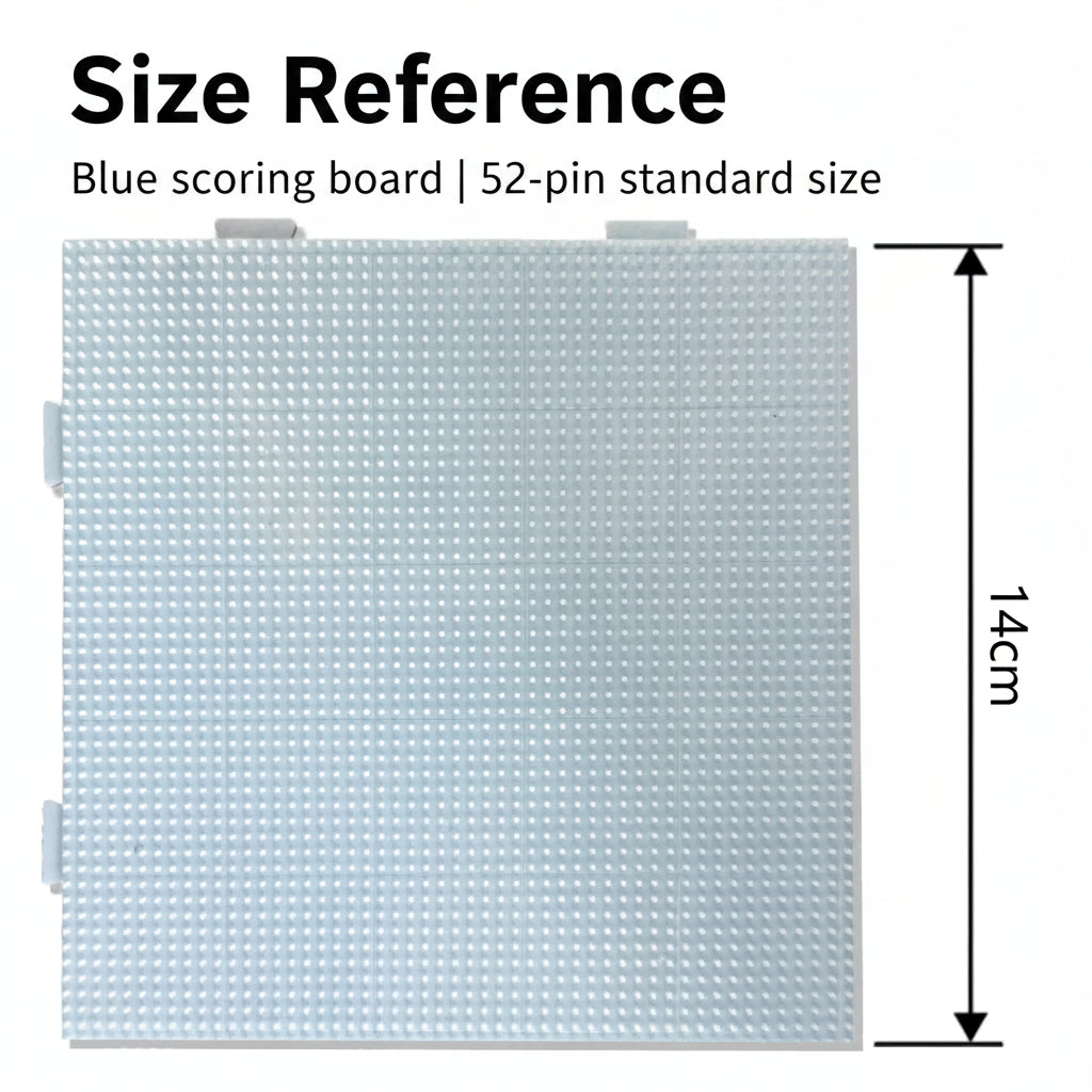 52x52 Interlocking Pegboards for Mini Perler Beads - 2.6mm Compatible, Fuse Bead Square Base Plate Set for Pixel Art Crafts