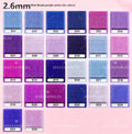 2.6mm Mini Fuse Beads Refill Pack, Purple and Lavender Shades, 20g Approximately 2,000 Beads for Pixel Art Crafts