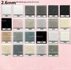 2.6mm Mini Fuse Beads Refill Pack, White, Grey and Black Shades, 20g Approximately 2,000 Beads for Pixel Art Crafts