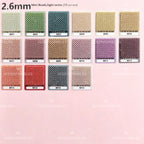 2.6mm Mini Fuse Beads Refill Pack, Natural Earth Tones, 20g Approximately 2,000 Beads for Pixel Art Crafts