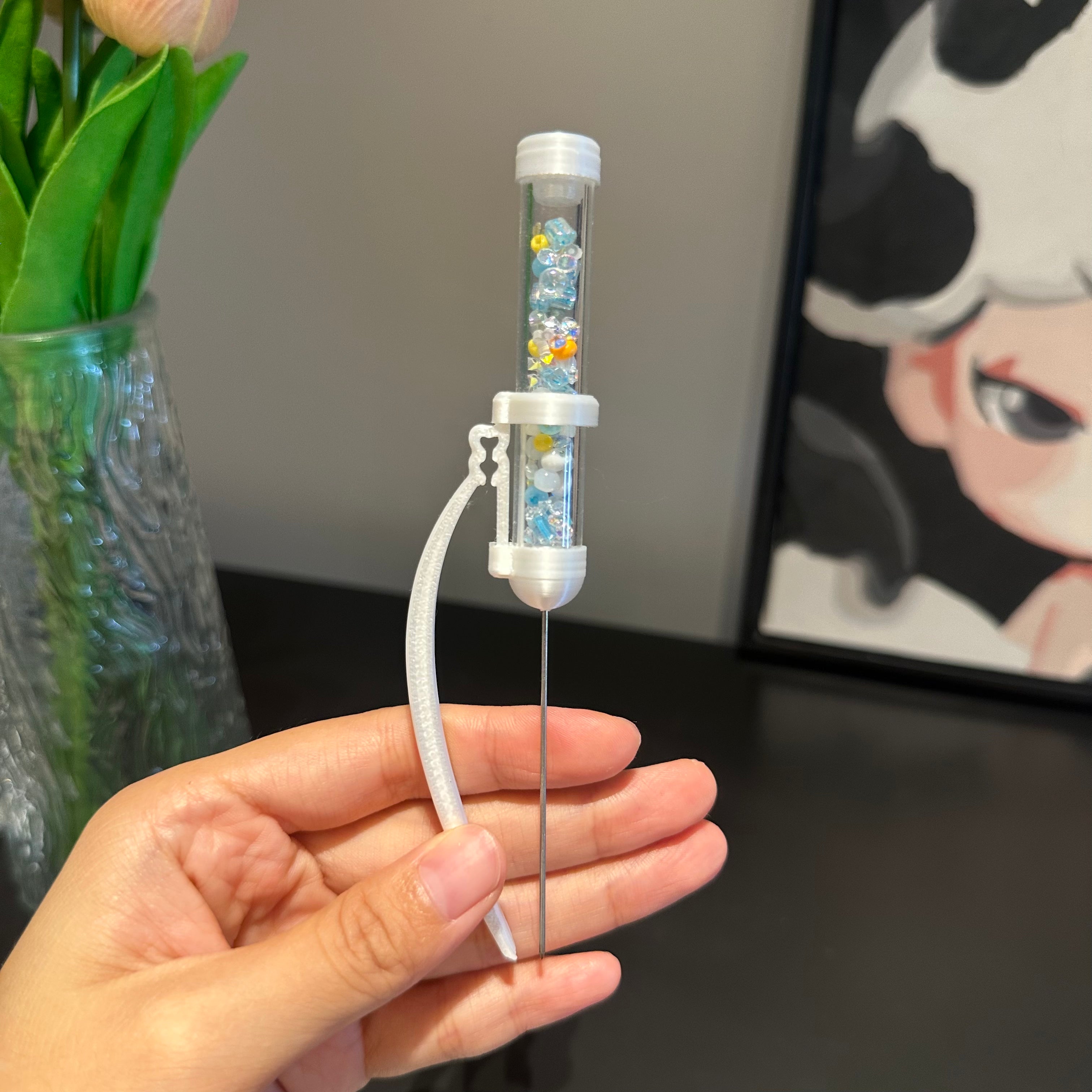 Magnetic Single Needle Perler Bead Pen – For 2.6mm Mini Beads ✨