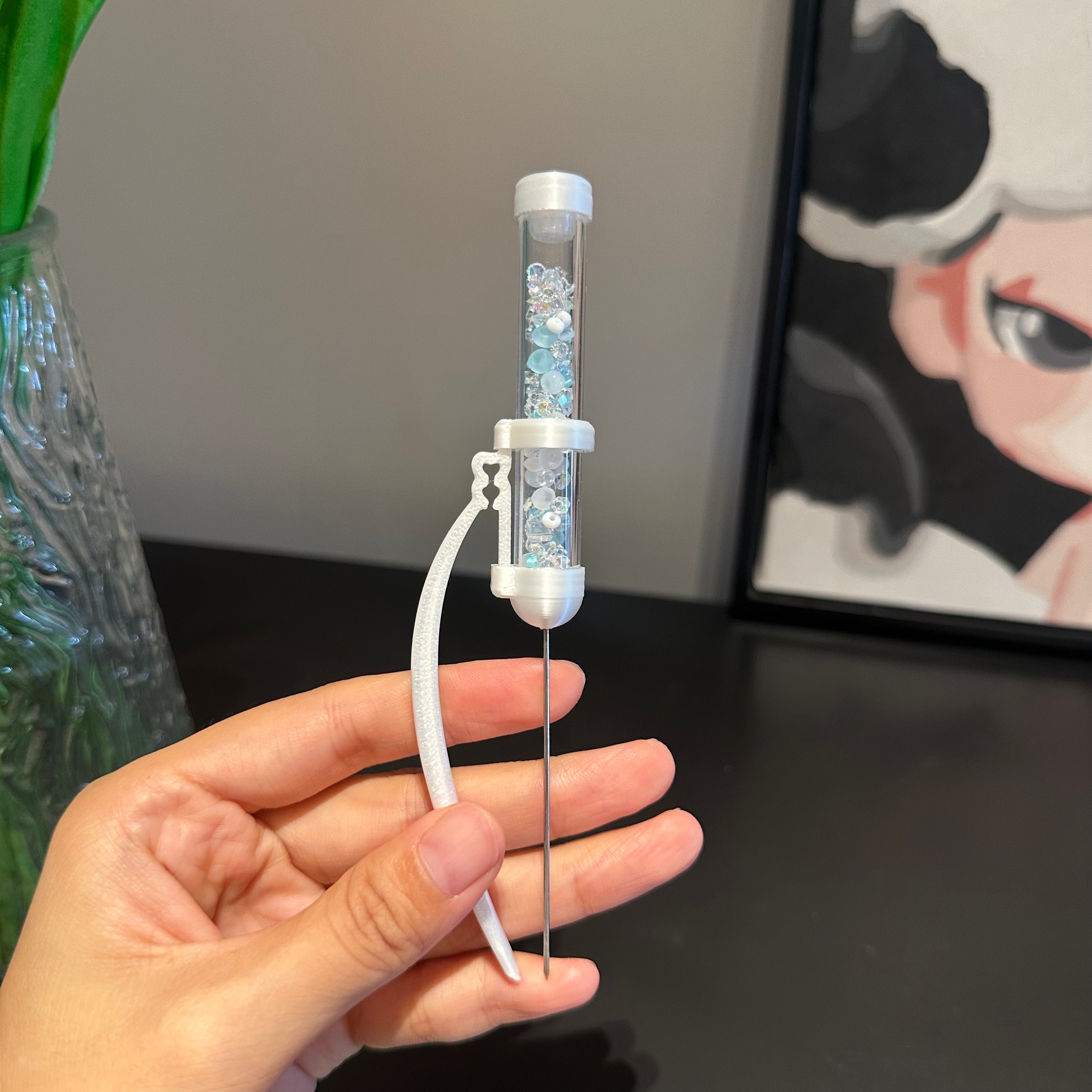 Magnetic Single Needle Perler Bead Pen – For 2.6mm Mini Beads ✨