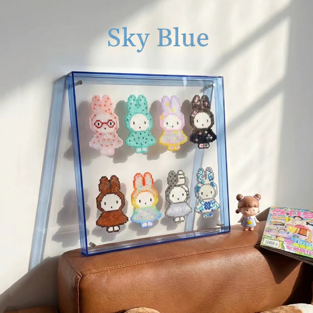 Clear Acrylic Frame – For Perler Beads, Puzzles, Posters & Art 🖼️