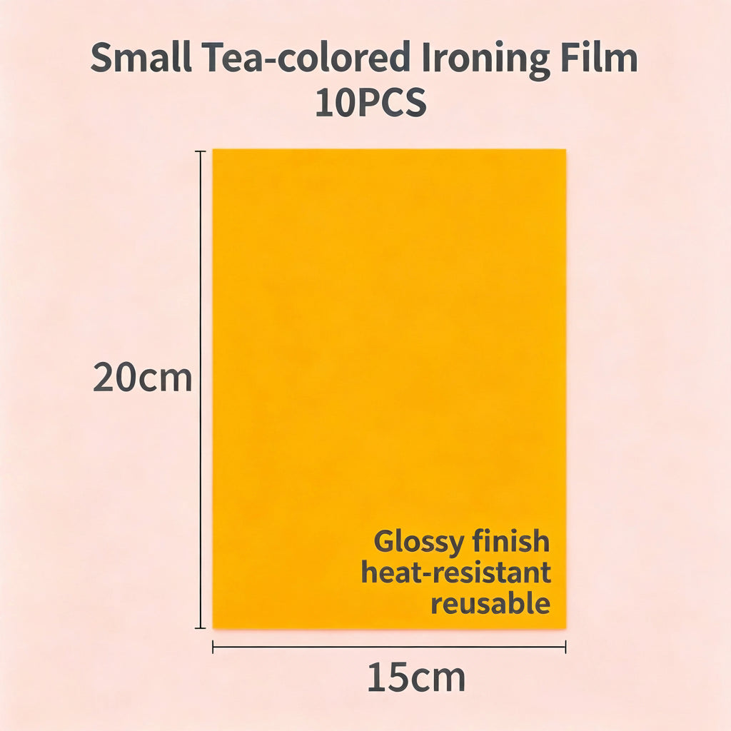 Reusable Perler Beads Baking Mat Tea-Colored Ironing Film for Fuse Bead Crafts