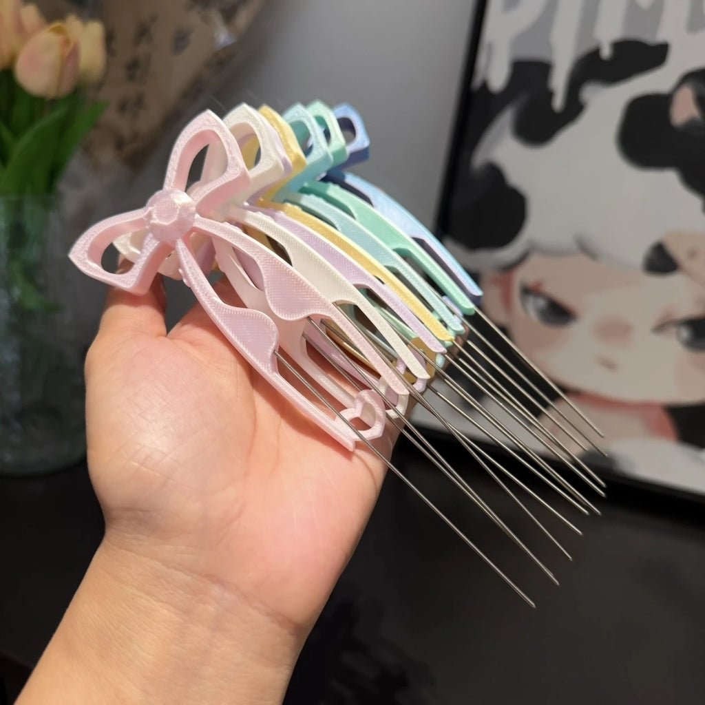 Dual-Needle Perler Beads Picker Pen for 2.6mm Mini Beads – Bow Tie Design🎀
