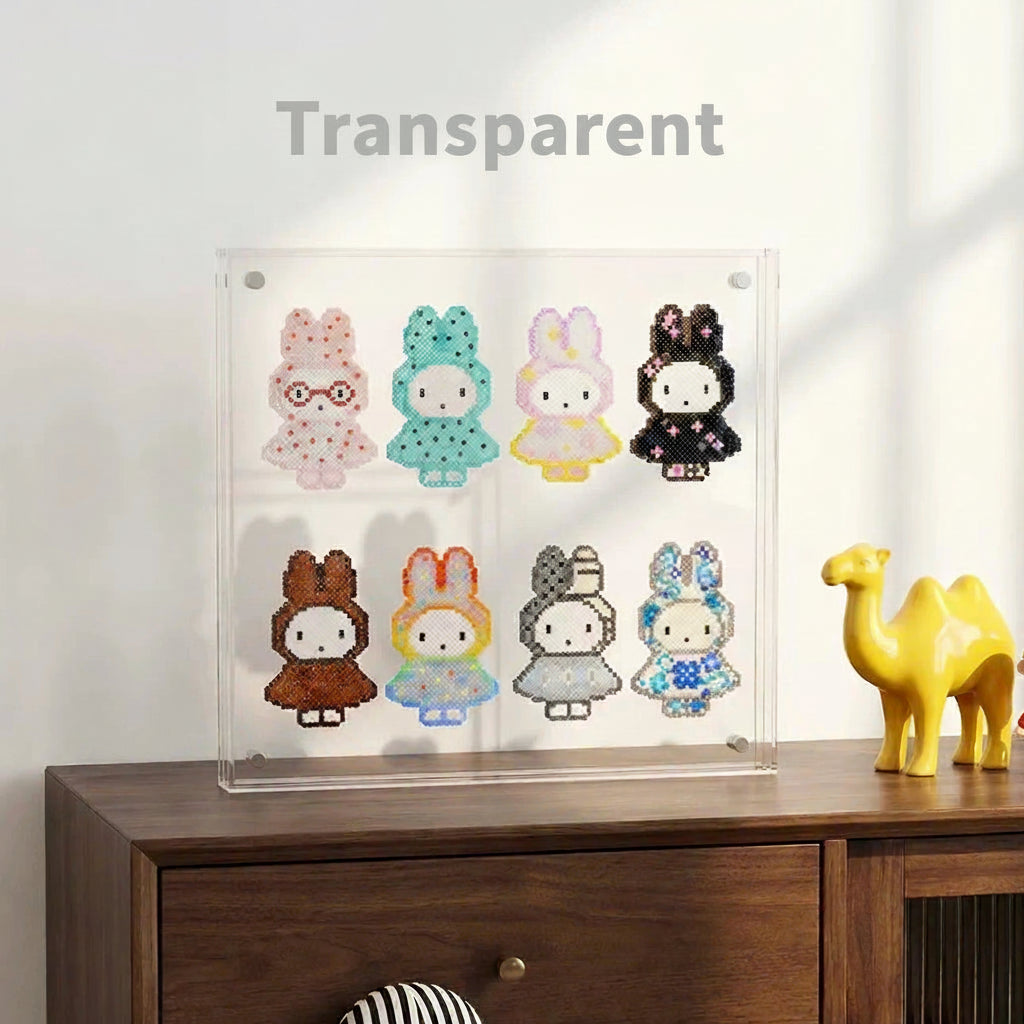 Clear Acrylic Frame – For Perler Beads, Puzzles, Posters & Art 🖼️